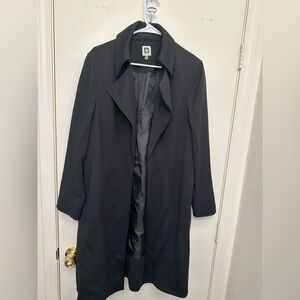 Anne Klein Classic Black Coat (NWOT)